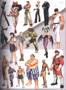 Capcom vs SNK character shots